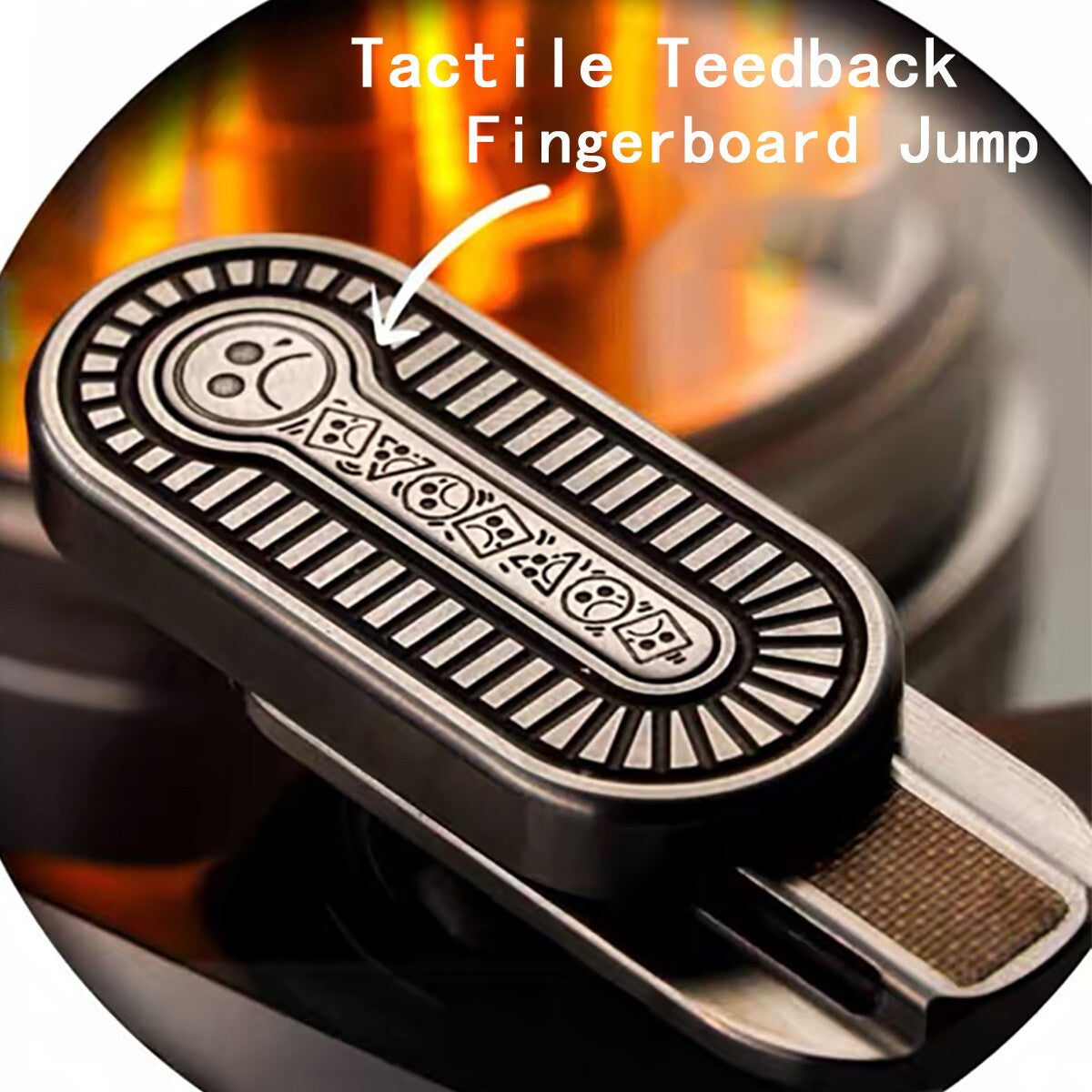 Push Slider EDC DZ TOPF Fidget Toy Metal Fidget Portable Decompression Gift 07FC0E-D4 - KOEEK