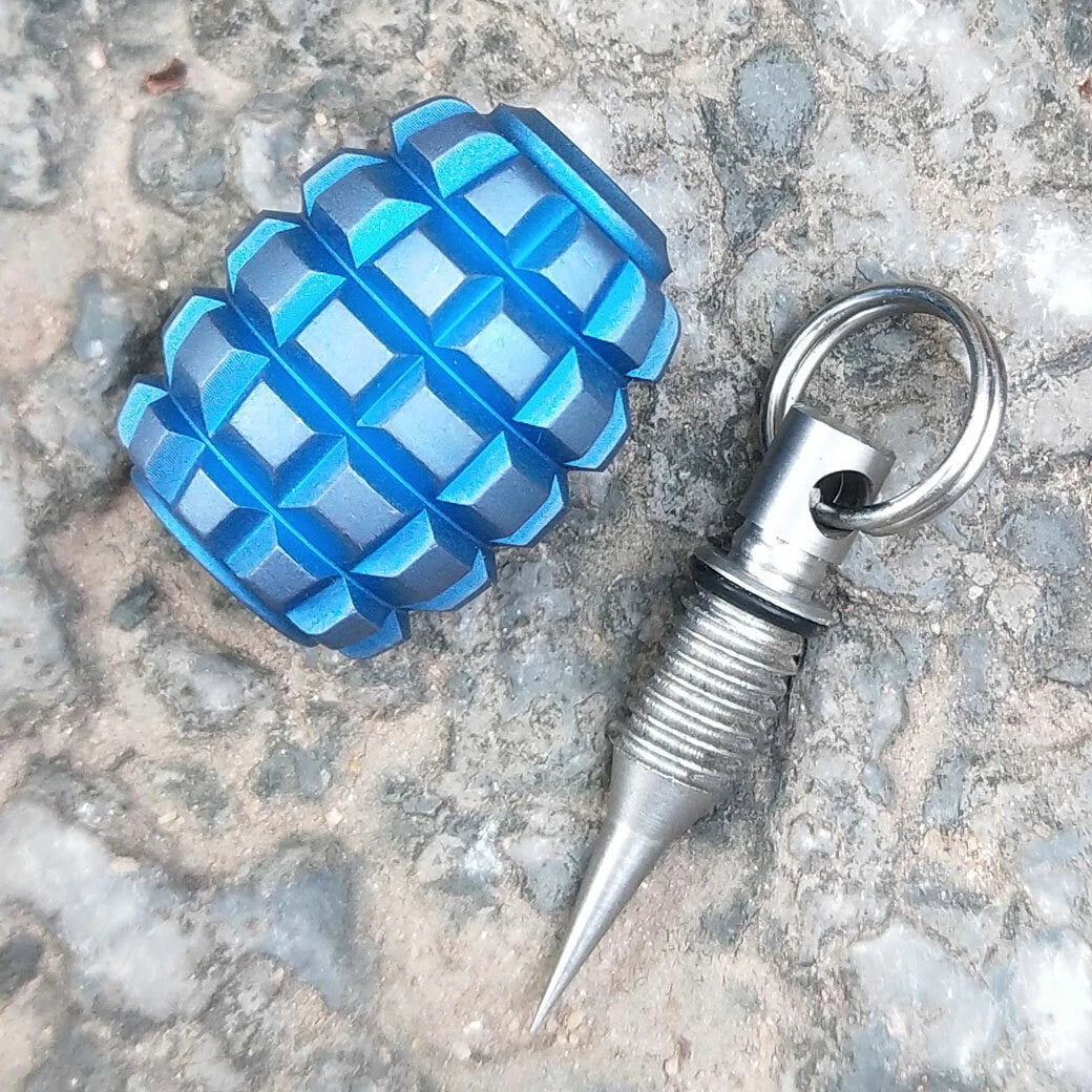 Titanium Begleri Knife Lanyard Beads Keychain Decoration DIY EDC Tool Pendants 07FC0E-D4 - KOEEK