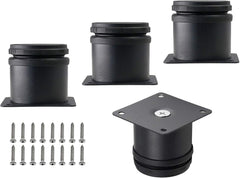 new Set of 4 Stainless Steel Furniture Legs 2 Inch, Adjustable 2 Black 07FC0E-D4 - KOEEK