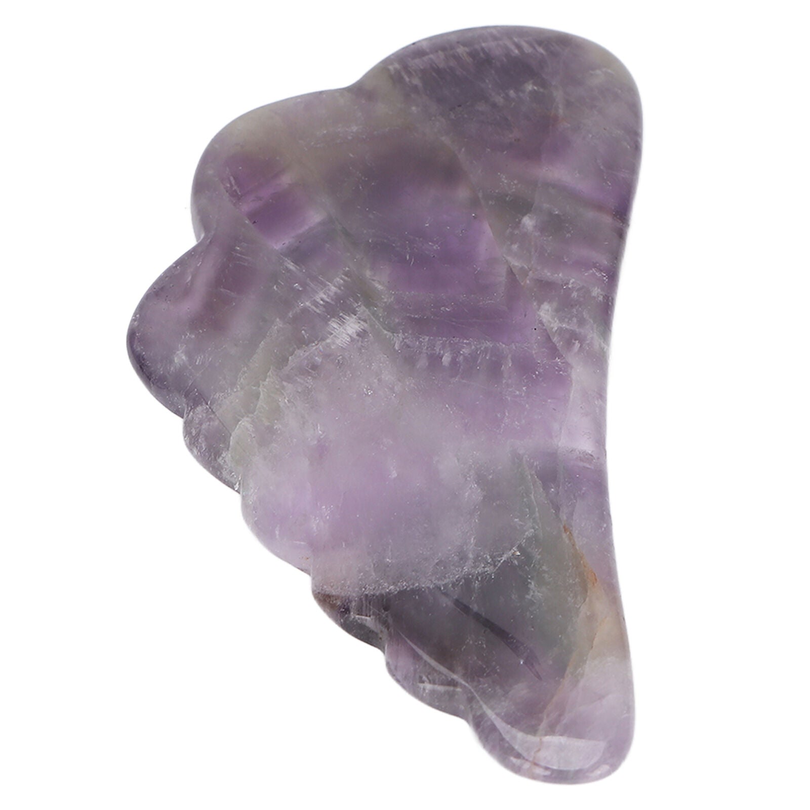 new Amethyst Stone Guasha Board Scraping Massage For Acupuncture Massage Lifting HGF koeek - KOEEK