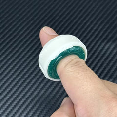 EDC Fun Ratchet Ring Plastic Fidget Ring Stress Relief Concentration Fidget Toy 07FC0E-D4 - KOEEK