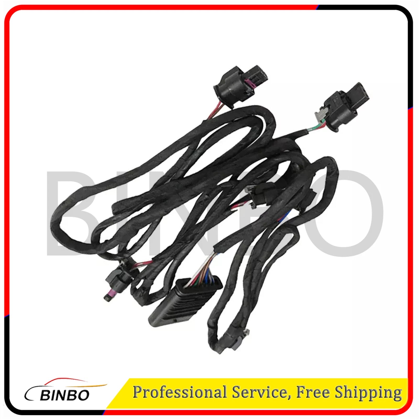 Front Bumper Parking Sensor Wiring Harness Black For A-Class W169 Replacement 07FC0E-D4 - KOEEK