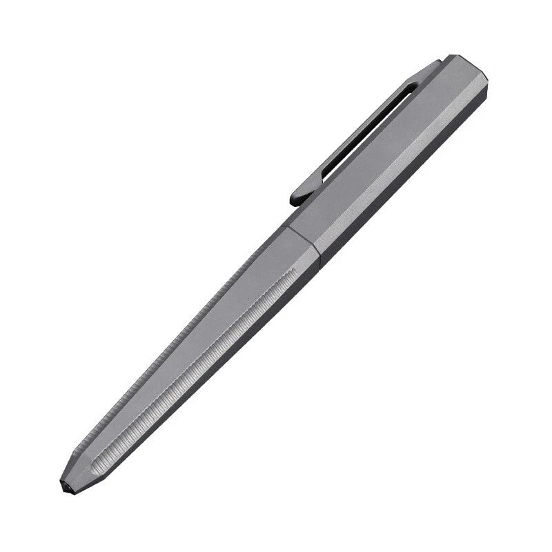 EDC Titanium Ballpoint Pen Multifunctional Pocket Pen Office Business Writing 07FC0E-D4 - KOEEK