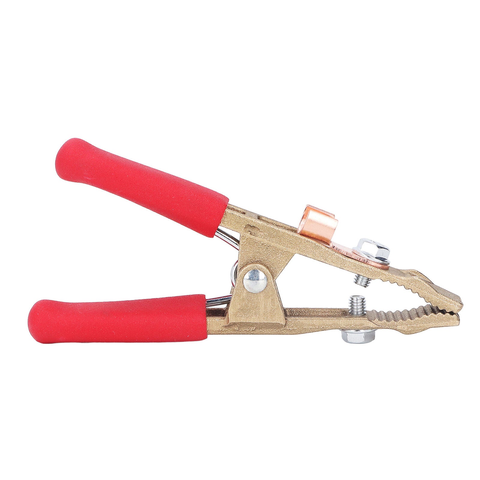 new A Shape Earth Wire Clamp Brass Grounding Clamp Argon Arc Welding Pliers 260A koeek - KOEEK