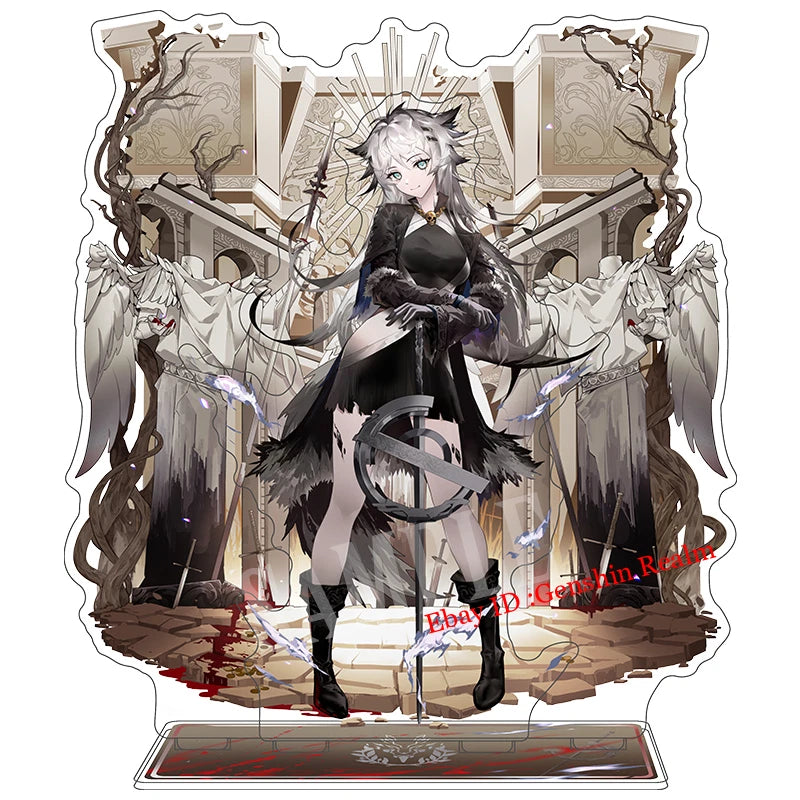 Anime Arknights Lappland Acrylic Desktop Stand Figure Collection Decor Gift 07FC0E-D4 - KOEEK