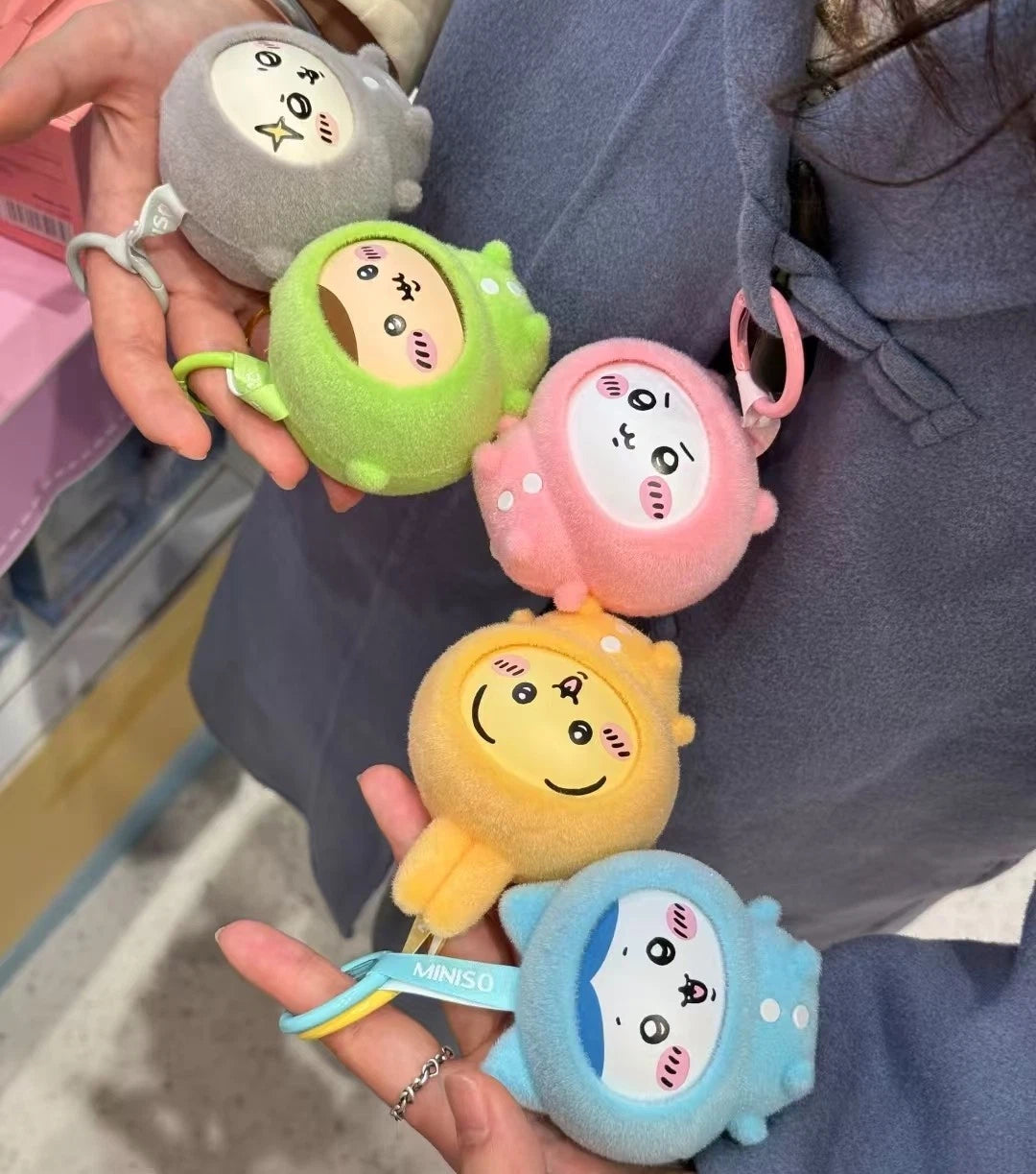 MINISO Chiikawa Pajamas Face Changing Confirmed Blind Box Keychain Vinyl Figure MINISO - KOEEK