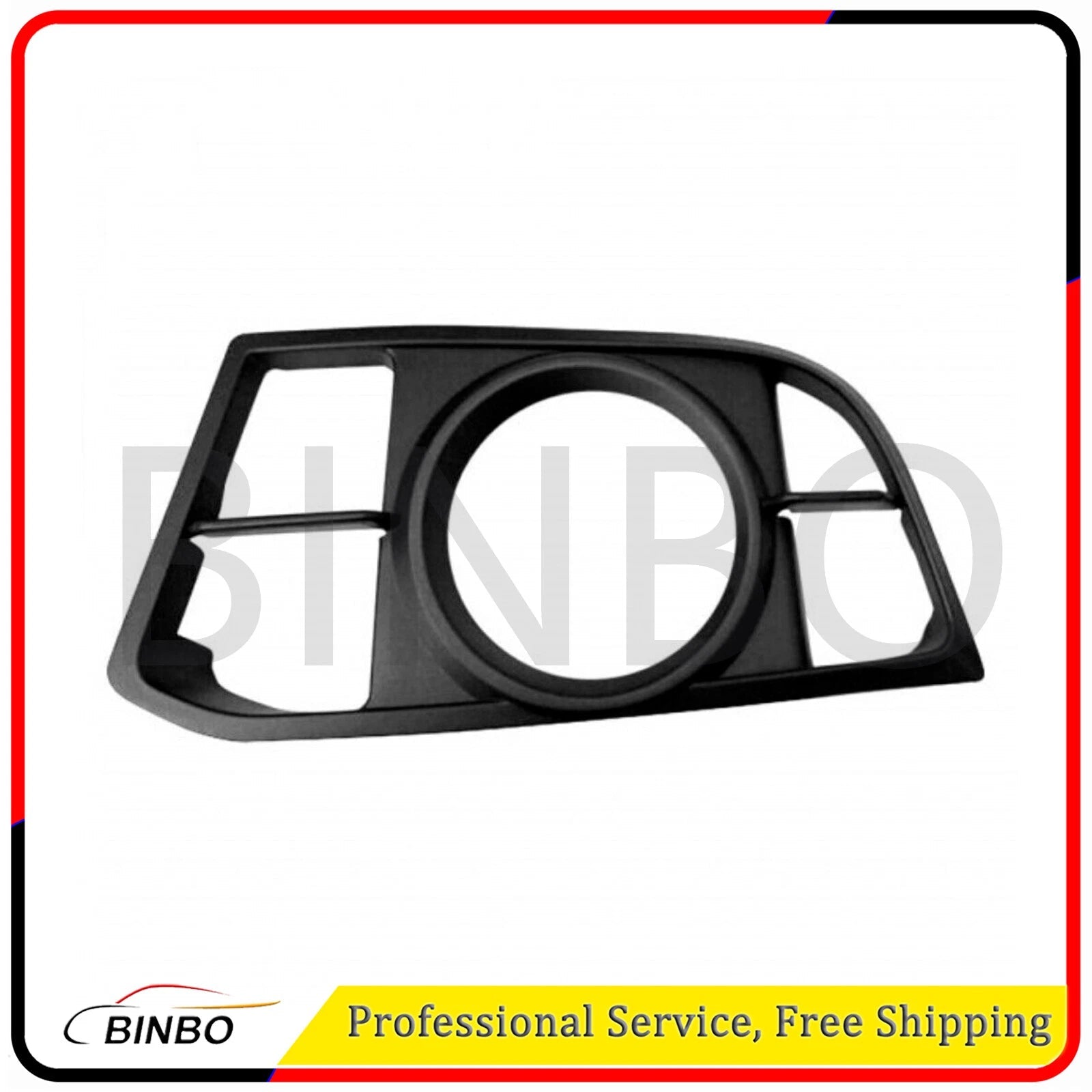 For BMW 5-Series Fog Light Cover 2014-2016 Driver & Passenger Pair Black 07FC0E-D4 - KOEEK