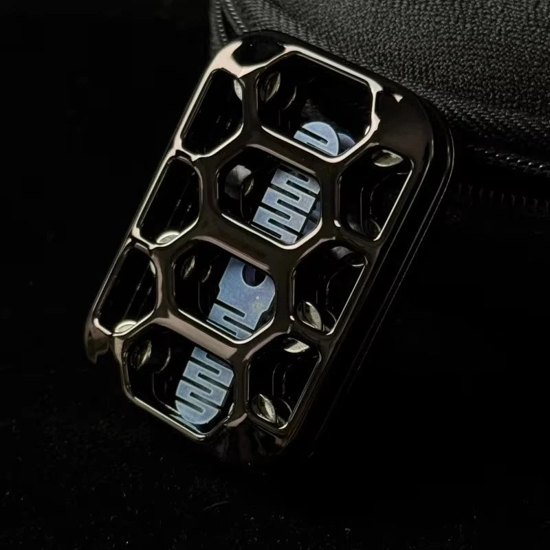 Unique Hollowed-out Design Zinc Alloy Fidget Slider EDC Fidget Toy Office Gadget 07FC0E-D4 - KOEEK