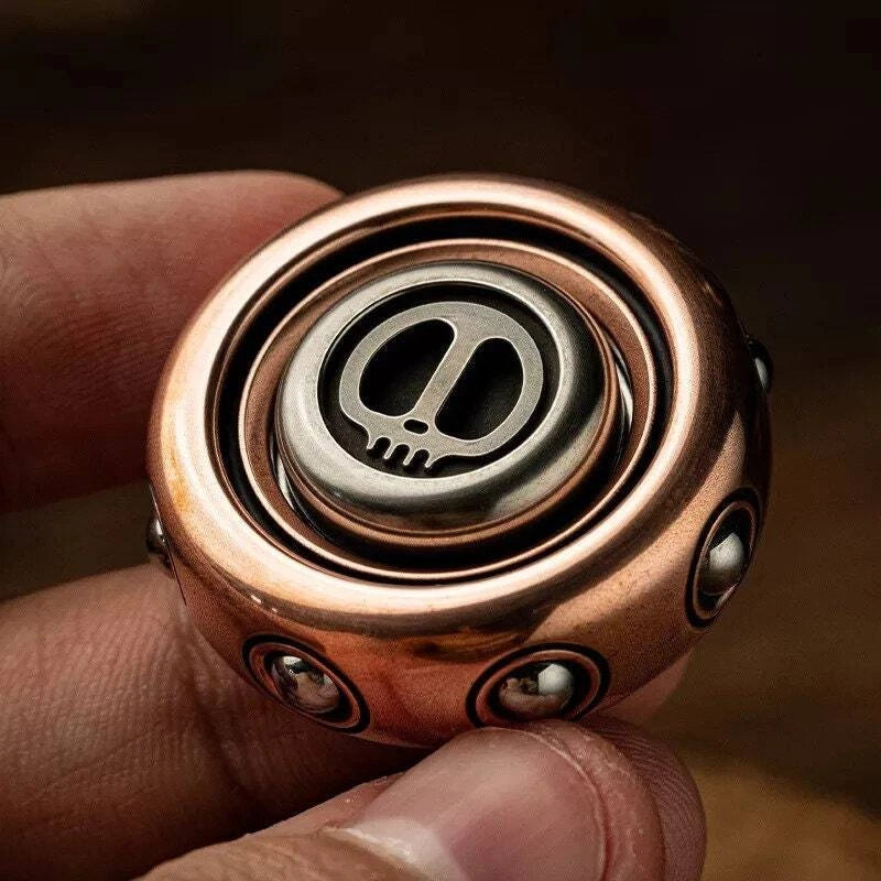 LAUTIE SAM Ring Metal Gyro Fidget Spinner Devil's Son EDC Finger Rotation Toys 07FC0E-D4 - KOEEK