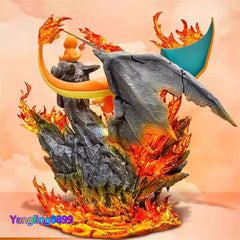 Japan Anime Figure Statue Vally Charizard Model Fire Family Bucket Toy Collectio 07FC0E-D4 - KOEEK