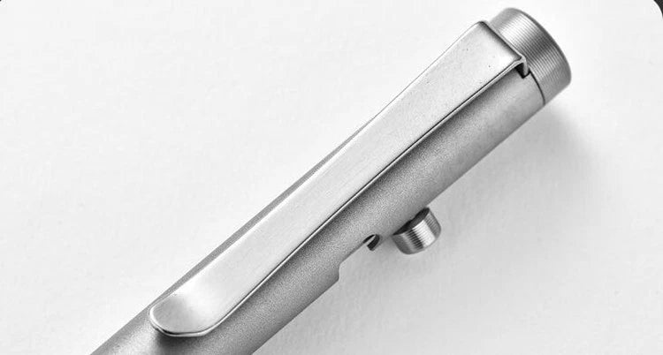 Titanium Pocket Ball Pen Ballpoint Pen Office Signature Students Pen Outdoor EDC 07FC0E-D4 - KOEEK