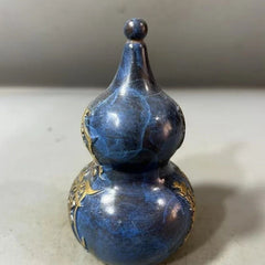 Taoist Carved Gourd Figurine Bagua Fu Lu Feng Shui Living Room Entryway Decor 07FC0E-D4 - KOEEK