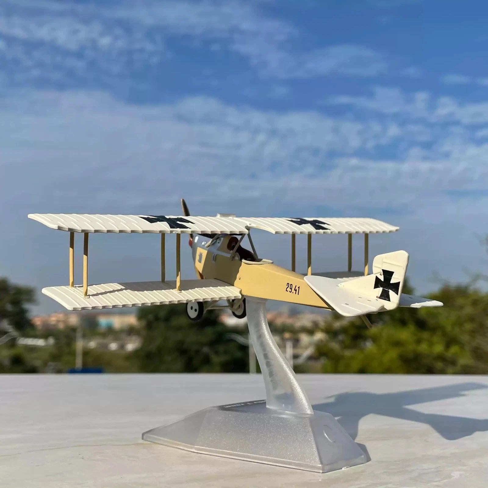 WWI German 1:72 Reconnaissance Aircraft Military Ation Model 07FC0E-D4 - KOEEK