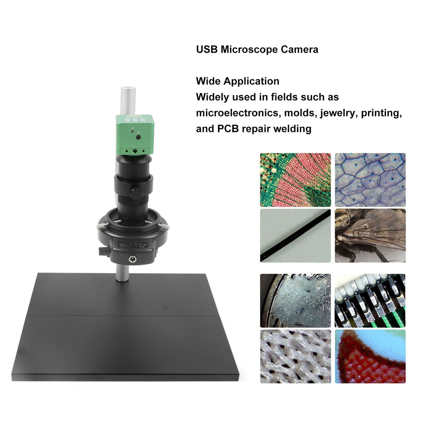 new Microscope Camera 130X Electronic Microscope Camera 4K For PCB Repairing koeek - KOEEK