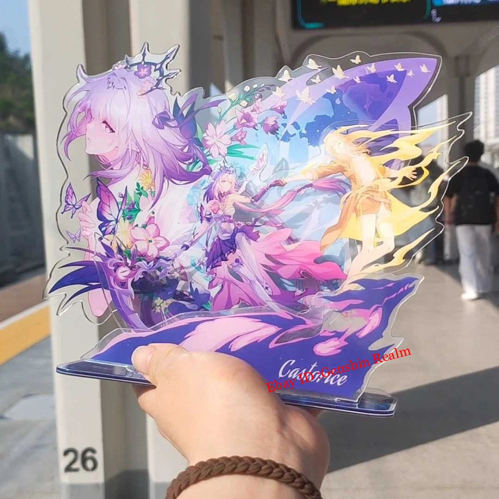 Anime Honkai: Star Rail Castorice Deluxe Acrylic Desktop Stand Figure Collection 07FC0E-D4 - KOEEK