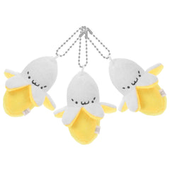 new  3 Pcs Banana Hanging Plush Keychain Bananas Figure Toys Child koeek - KOEEK