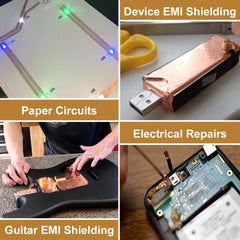 new LOVIMAG Copper Foil Tape (2inch X 33 FT) with Conductive Adhesive 50mmx10m-1p LOVIMAG - KOEEK