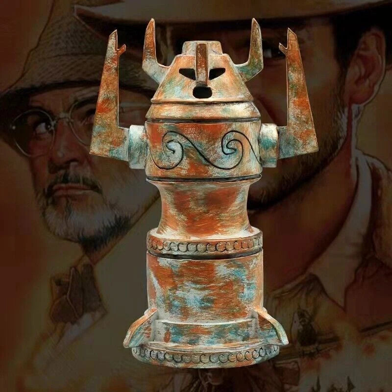 Replica Raiders of the Lost Ark Indiana Jones idol Cosplay Prop Resin Ornament 07FC0E-D4 - KOEEK