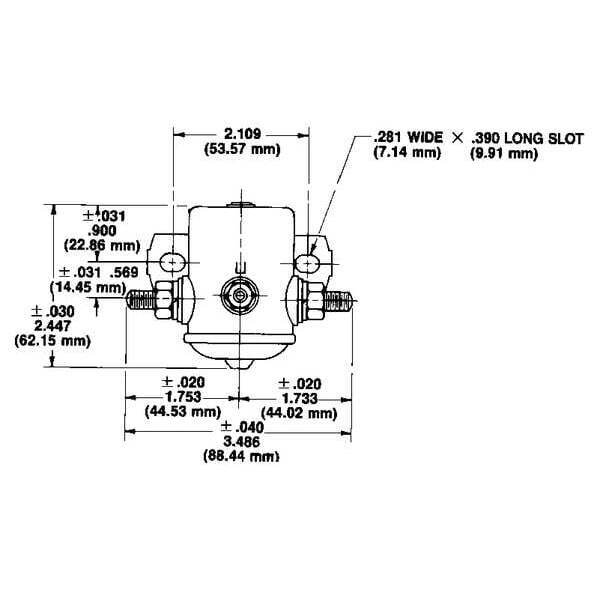 new White-Rodgers 70 120224S1 Dc Power Solenoid, Dust Resistant, 50 A, 36V Dc, WHITE-RODGERS - KOEEK