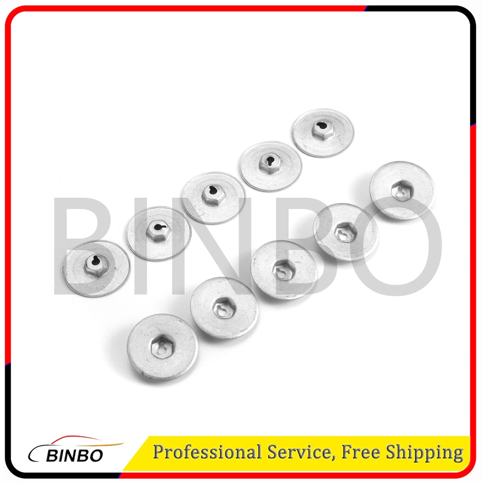 10× Heat Protection Mounting Nut For BMW 135i 323i 528i 740iL 850i # 07146949380 07FC0E-D4 - KOEEK
