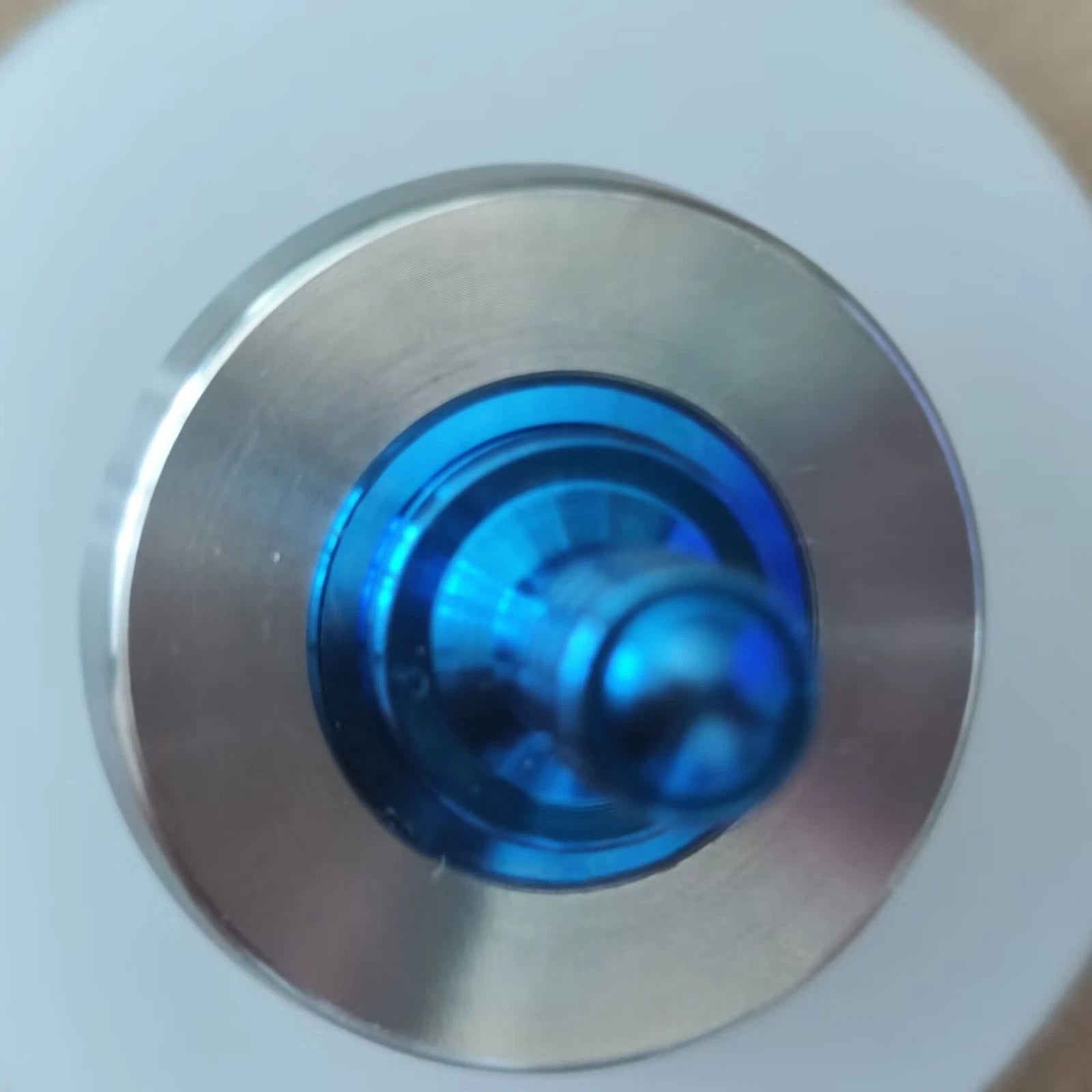 Titanium Stainless Steel Spinning Top Finger Spinner Ceramic Bead Fidget EDC Toy 07FC0E-D4 - KOEEK
