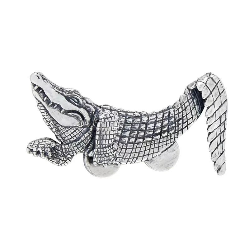 Silver Animal-Shaped Brooch Unisex Suit Accessory 07FC0E-D4 - KOEEK
