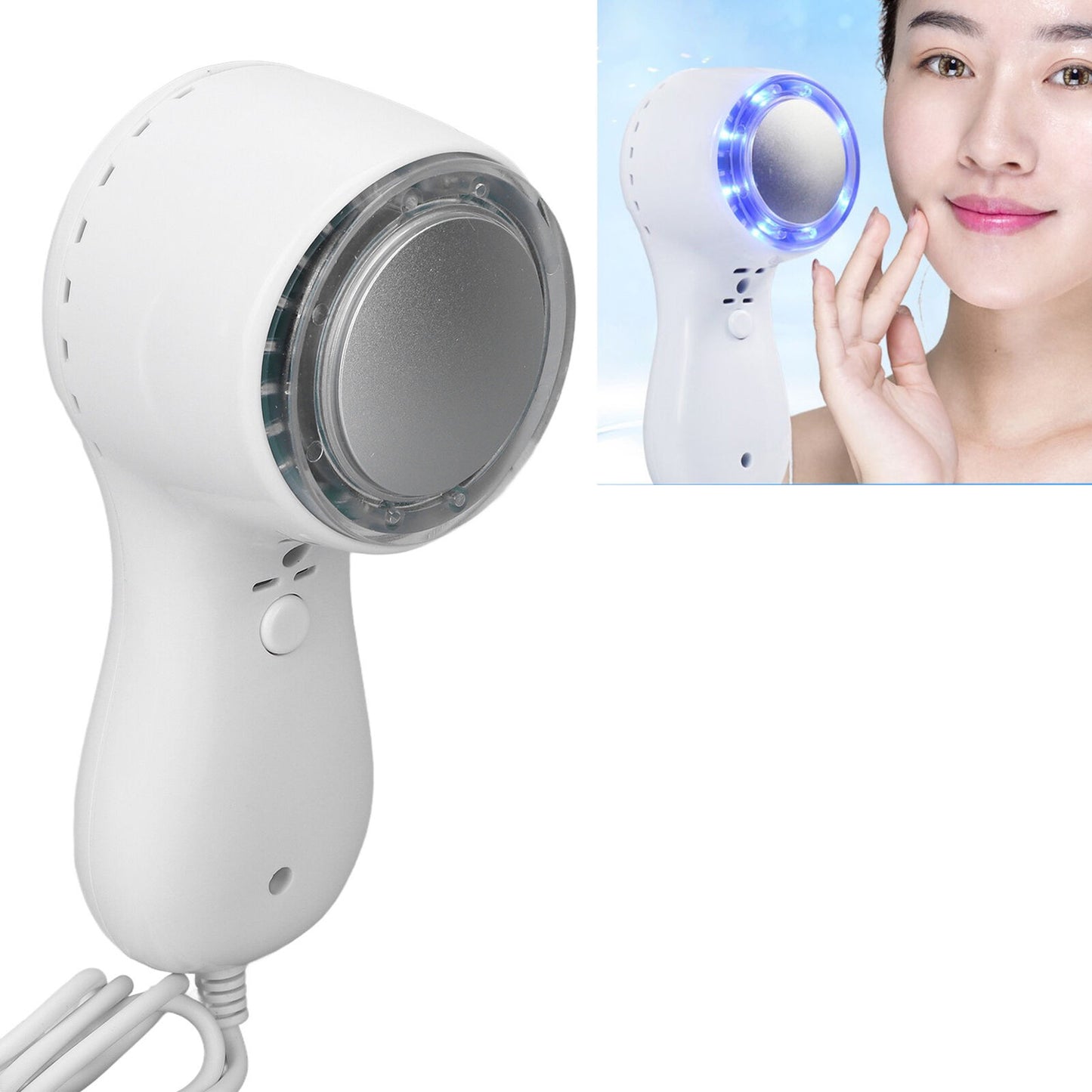 ny Ice Cold Hammer Kryoterapi Photon Skin Rejuvenation Lifting Facial Machine US