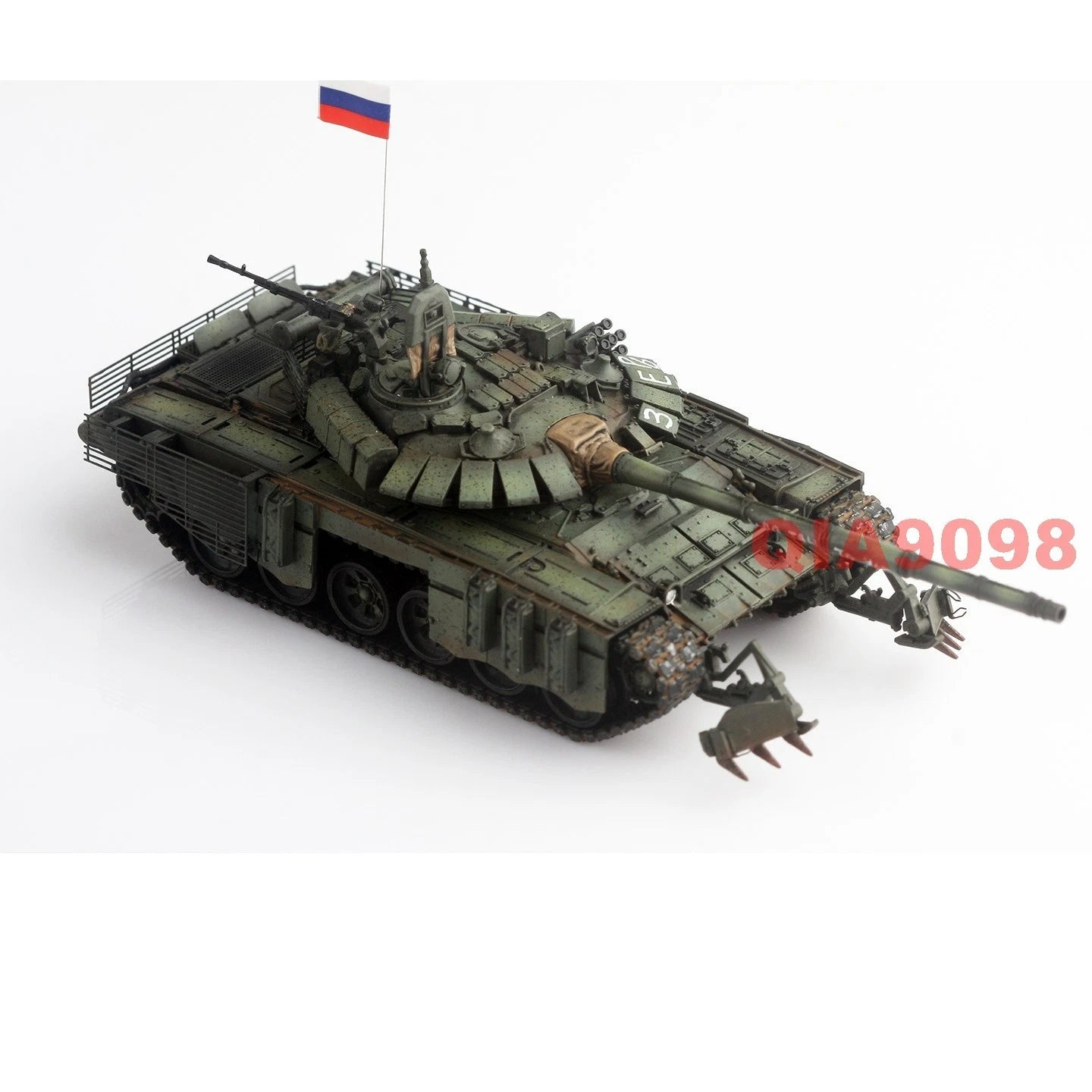 1/72 Scale Russian Army T-72B3M Main Battle Tank Green Metal + Resin Model 07FC0E-D4 - KOEEK