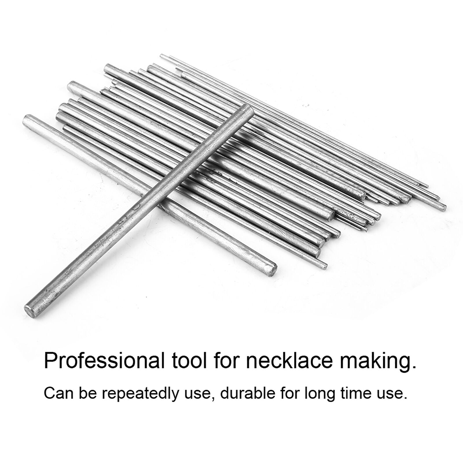 new 31PCS Stainless Steel Cored Rod Wire For Necklace Making Tool HPT koeek - KOEEK