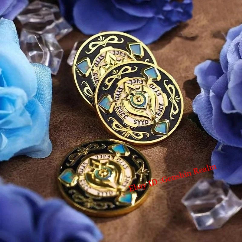 Anime Honkai: Star Rail Aventurine 1:1 Alloy Chip Cosplay Game Props Coin 07FC0E-D4 - KOEEK
