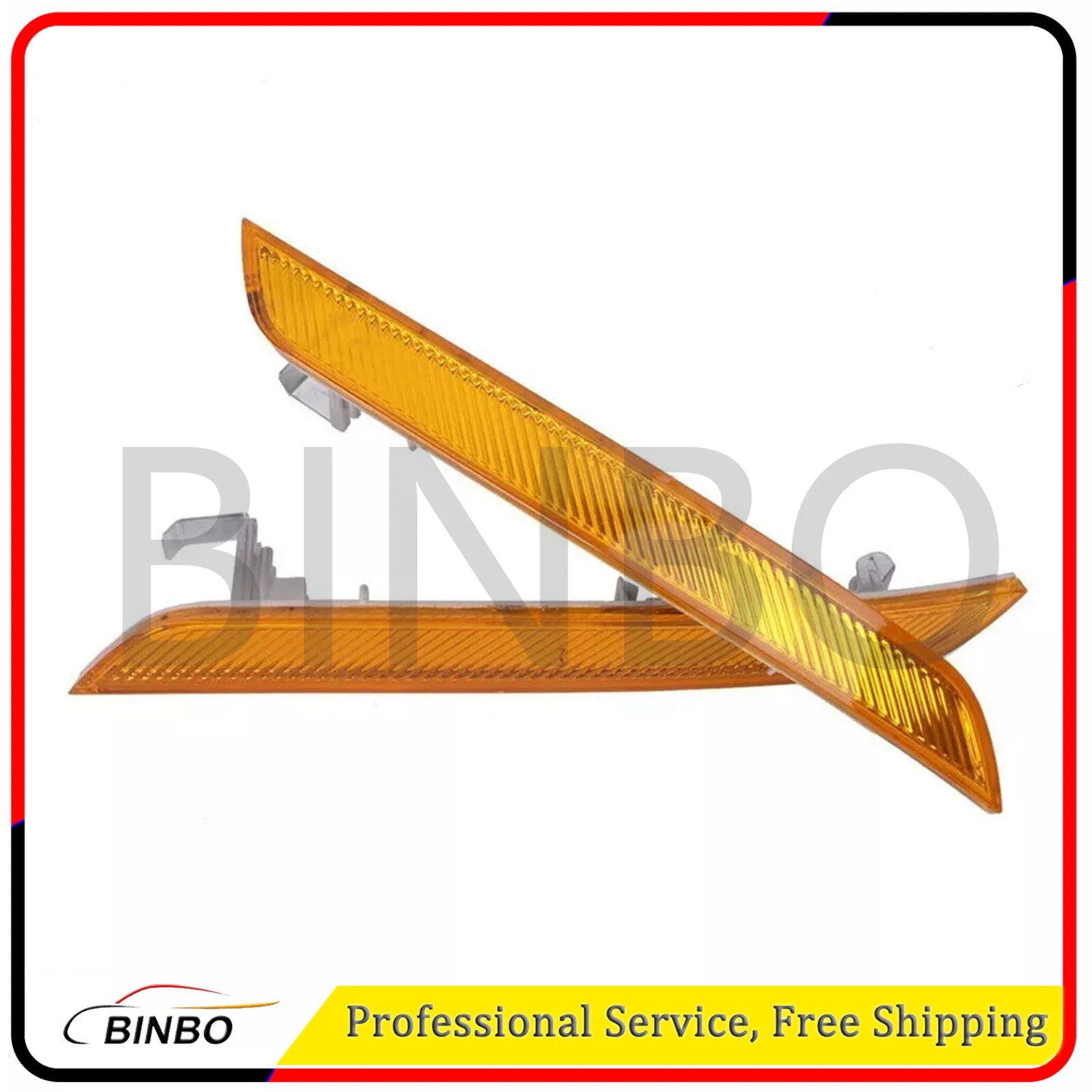Amber Front Bumper Fender Side Marker Reflector Light For X6 E71 E72 07-2014 07FC0E-D4 - KOEEK