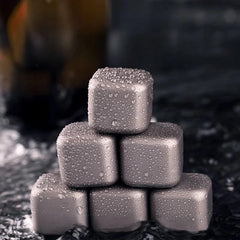 Titanium Ice Cubes Home Beer Drinks Chilled Cooling Party 25g*6 Combo Pack 07FC0E-D4 - KOEEK
