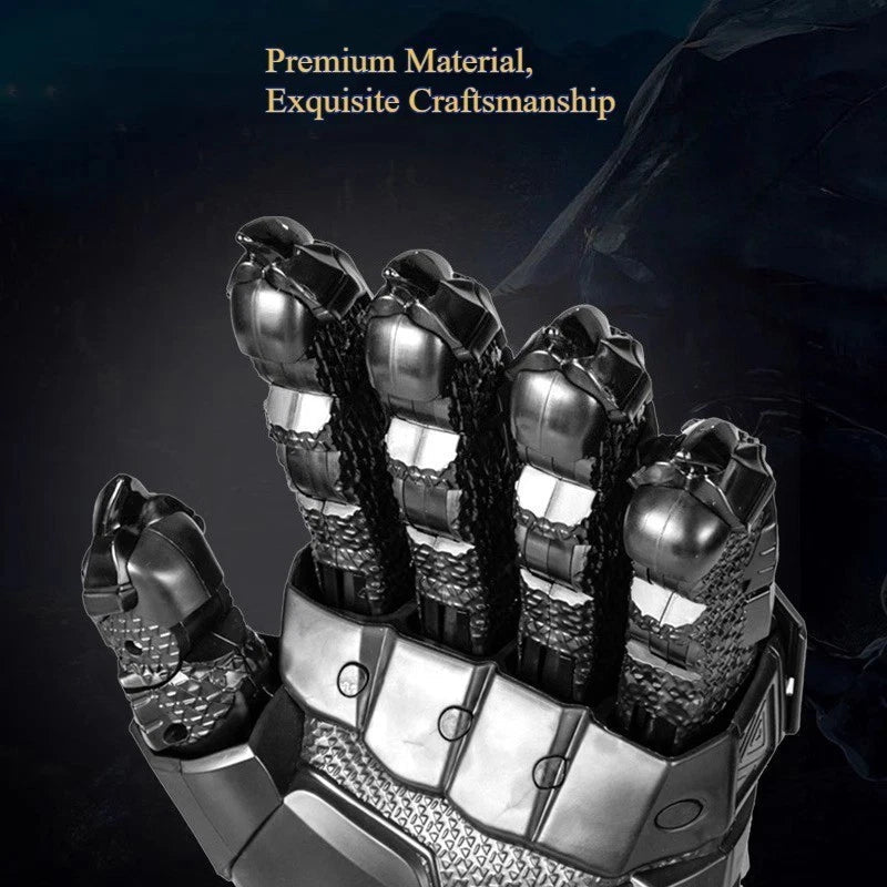 Black Panther Infinity Gauntlet Articulated Light-Up Sound Effects Cosplay Prop 07FC0E-D4 - KOEEK