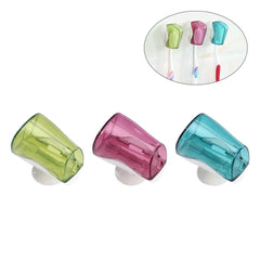 new 6 Pcs Wall Toothbrush Holder Suction Suction Toothbrush Hanger koeek - KOEEK