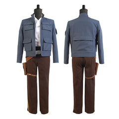 Star Wars Han Solo Cosplay Coat Jacket Pants Holster Party Men Cosplay Costumes 07FC0E-D4 - KOEEK