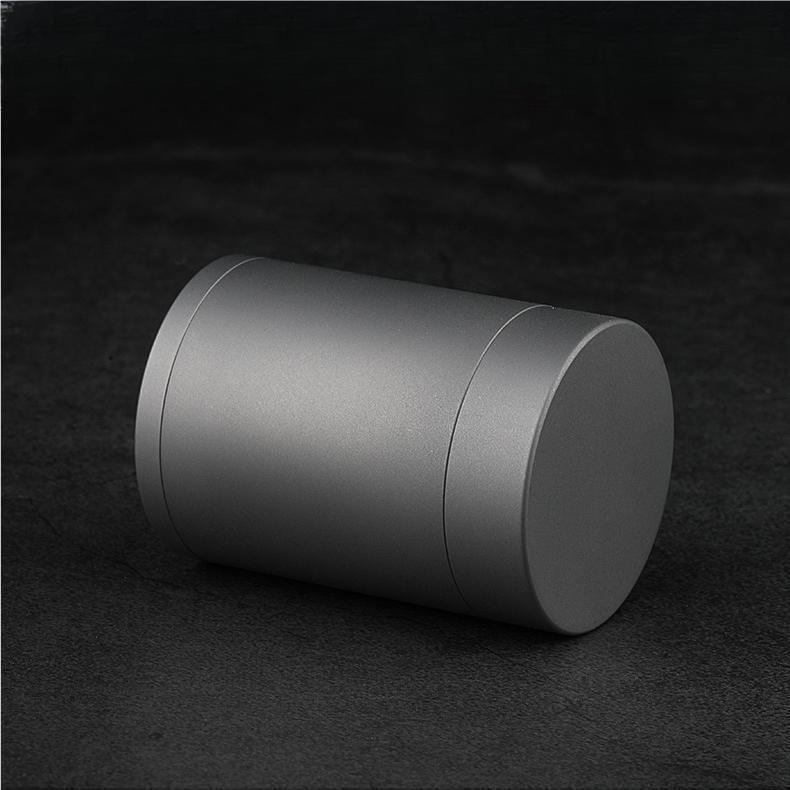 Titanium Waterproof Pill Case Container Holder Jewelry Tea Storage Can Box EDC 07FC0E-D4 - KOEEK