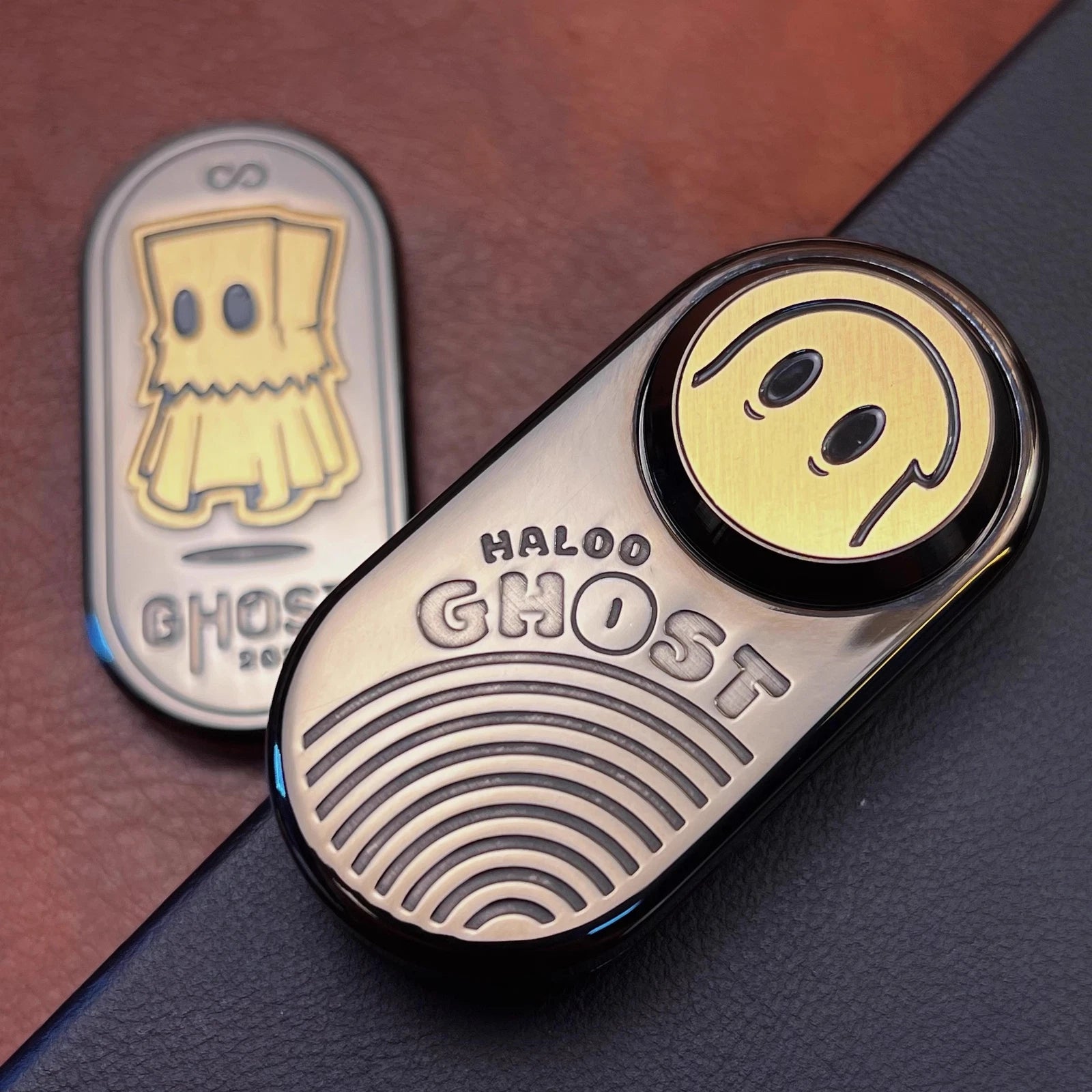 Novel Ghost EDC Fidget Slider Three-layer Mechanical Fidget Adults Toy 07FC0E-D4 - KOEEK