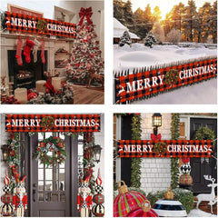 new Merry Christmas Banner Eve Signs Huge Decorations Multicolor 07FC0E-D4 - KOEEK