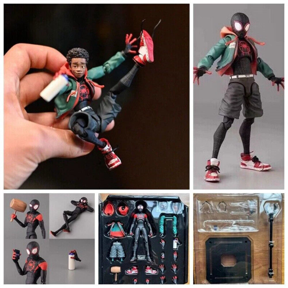 In Stock！！！Spider-Man: Across The Spider-Verse Miles Morales 6in Action Figure 07FC0E-D4 - KOEEK