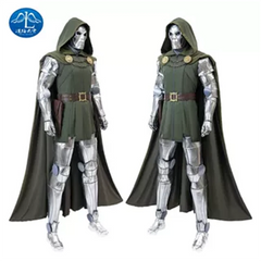 Doctor Doom Men's Cosplay Costume Victor von Doom Battle Suits Halloween Outfits 07FC0E-D4 - KOEEK