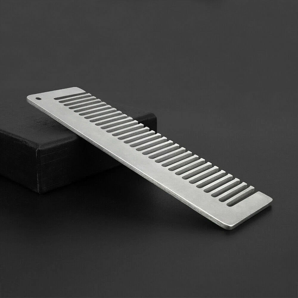 Titanium Antistatic Keychain Comb Unique Fashion Pocket Comb Health Hair CombEDC EDC - KOEEK