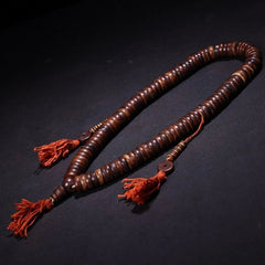 Tibetan 108 Beads Mala Bracelet 10mm Buddhist Prayer Bead Necklace Vintage 07FC0E-D4 - KOEEK