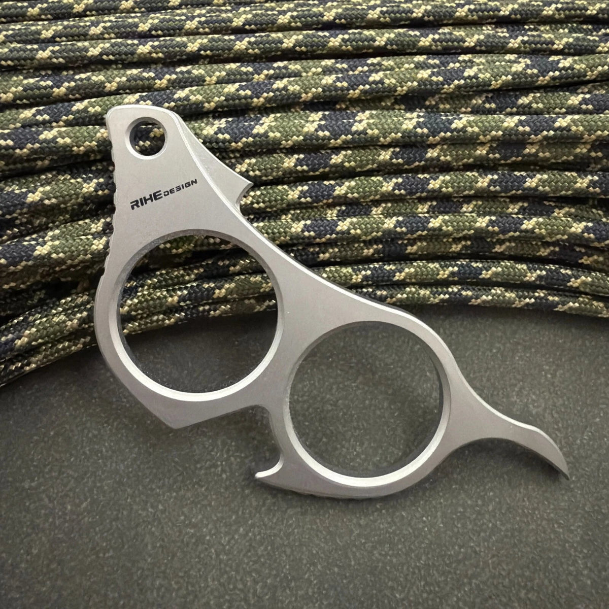 RIHE Design TC4 TITANIUM kangaroo EDC Mini Tool ruit orange peeler Bottle opener 07FC0E-D4 - KOEEK