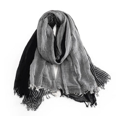 Mens Soft Cotton Made Bandana Scarf Stitching Colors Autumn Winter Shawl Necktie 07FC0E-D4 - KOEEK