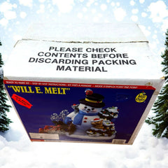 Vintage Wee Crafts Will E Melt Snowman #21540 Lighted Christmas Ready to Paint WEE CRAFTS - KOEEK