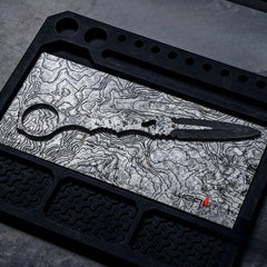 Expensive handmade props Silver foil carbon fiber EDC Tool 07FC0E-D4 - KOEEK