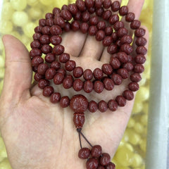 108 Beads Nepal Phoenix Eye Bodhi 9mm Resin Prayer Beads Buddhist Mala 07FC0E-D4 - KOEEK