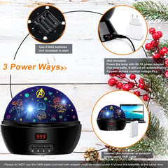 Children's Projection Lamp Superhero Toy Suitable for Boys Aged 5-7 07FC0E-D4 - KOEEK