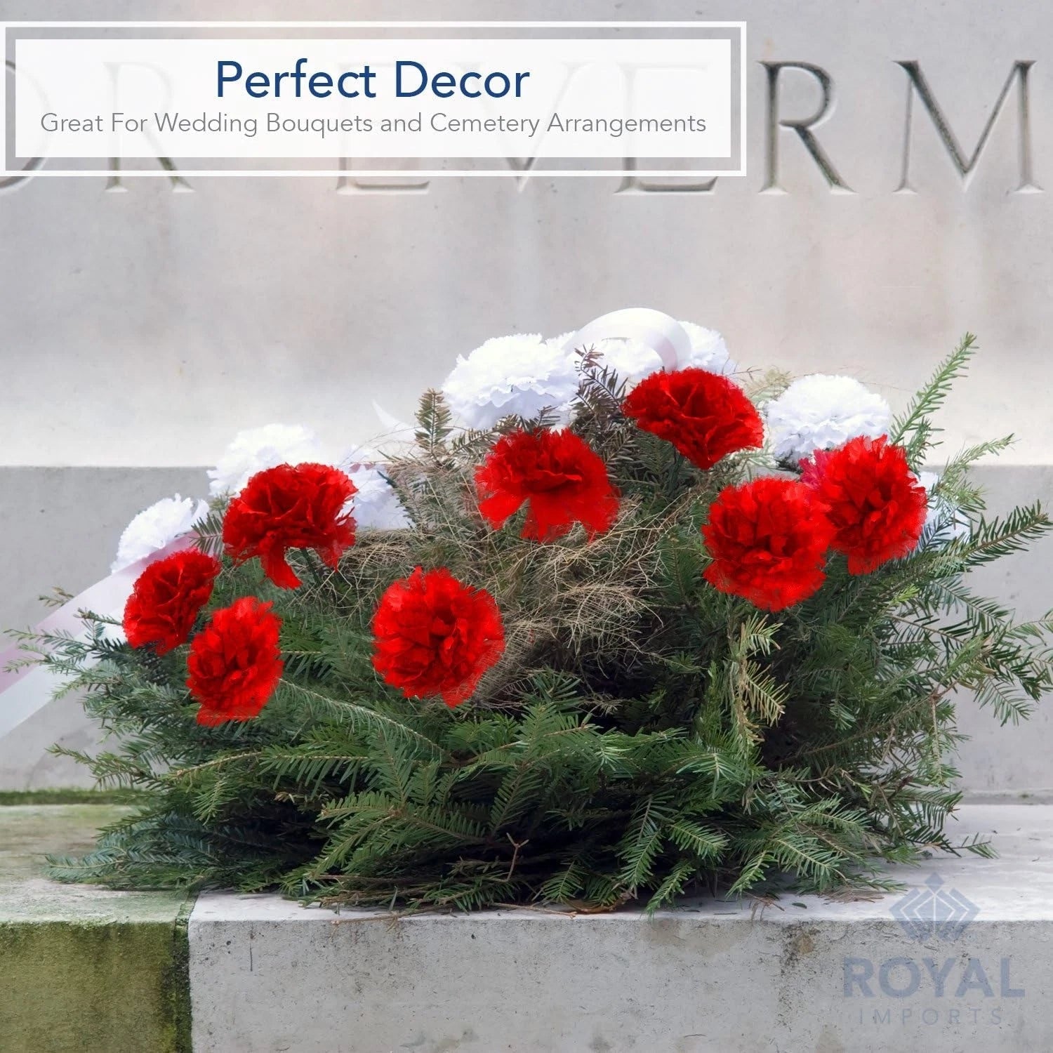 Royal Imported Artificial Carnations - 100 stems, each 5 inches long - Yellow 07FC0E-D4 - KOEEK