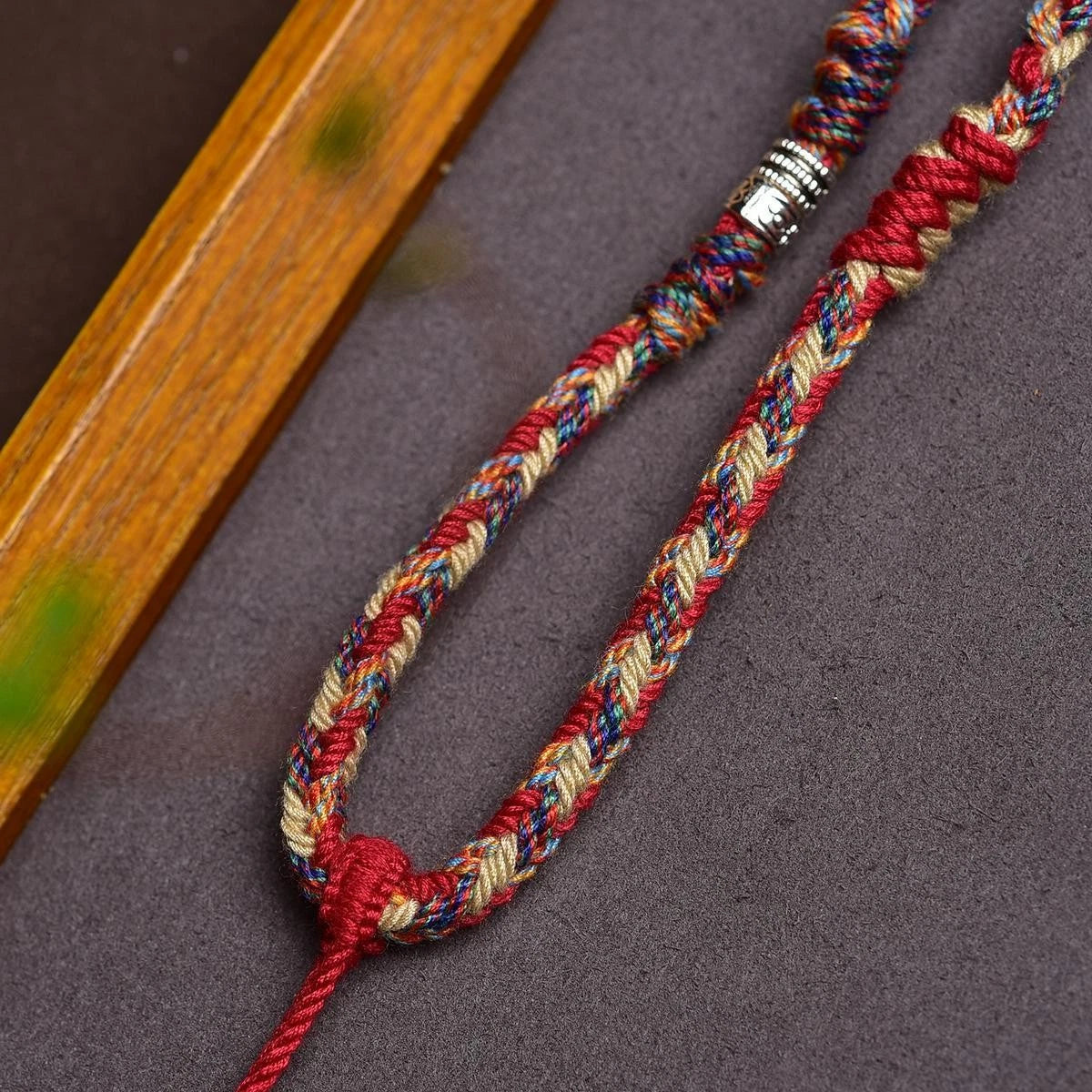 Tibetan Style Handmade Braided Cotton Cord Necklace For Pendant Thangka Amulet 07FC0E-D4 - KOEEK